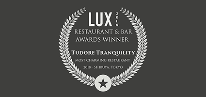 LUX (Premium Lifestyle Publication), Winner, Most Charming Restaurant in Shibuya 2018