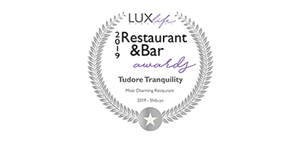 LUX (Premium Lifestyle Publication), Winner, Most Charming Restaurant in Shibuya 2019